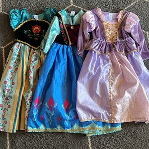Lot of 3! Excellent Condition: Little Adventures Princess Dresses, size 3-5 yrs
